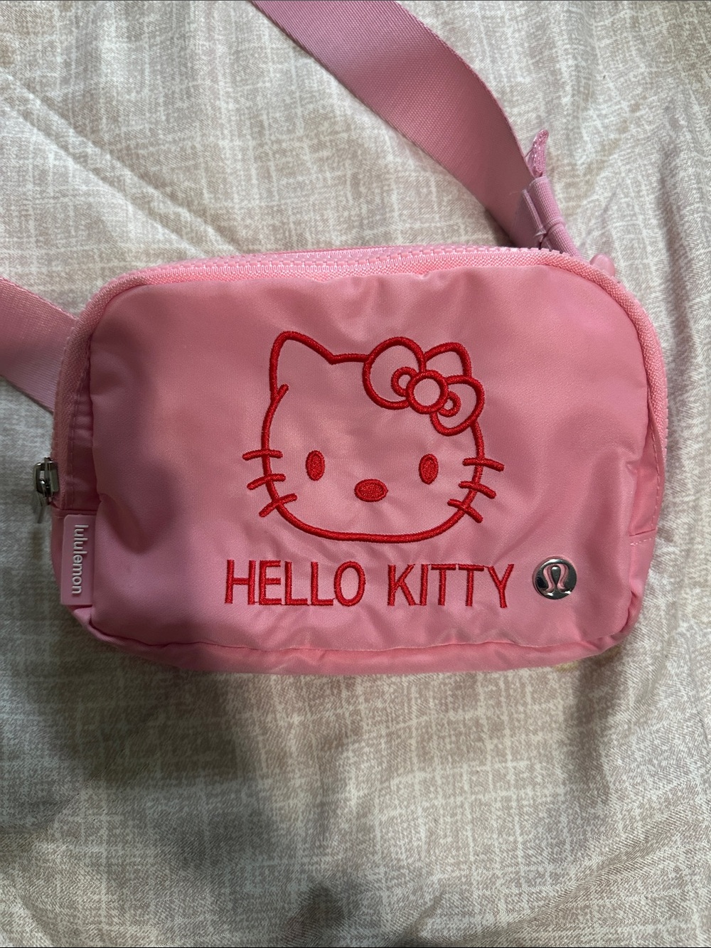 lululemon athletica Pink Hello Kitty Crossbody Bag limited edition